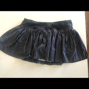 Lululemon pinstripe tennis skirt/skort.